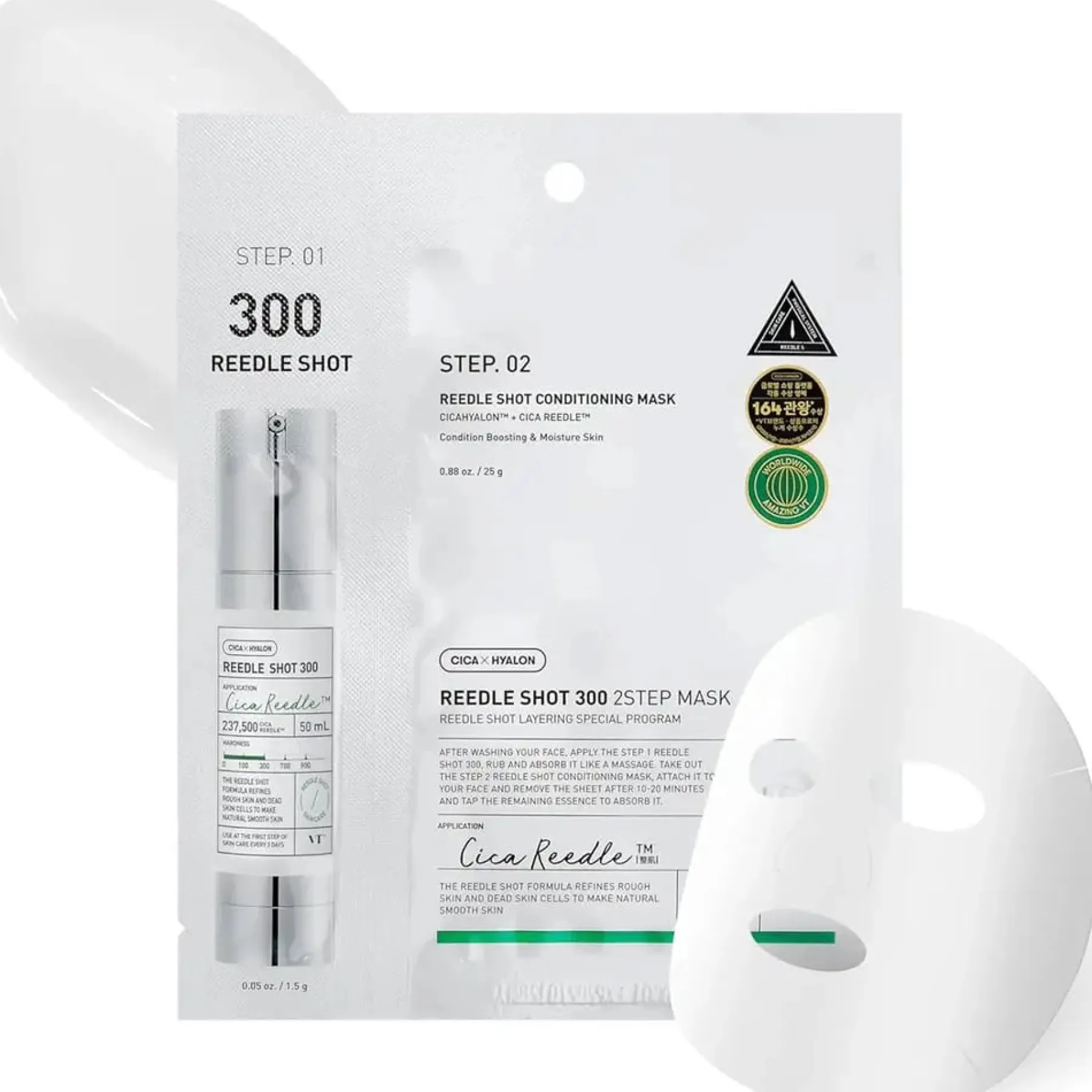 Online Collagen Reedle Shot 300 2 Step Mask Hauptzutat|Gesichtsmasken
