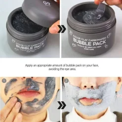 Clearance Color Clay Carbonated Bubble Pack Alle Korean Skincare|Gesichtsmasken