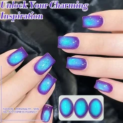 Sale Colored Cat Magnetic Gel Fruit Basket MY297 Blueberry Veganer Nagellack|Cat Eye Gellack