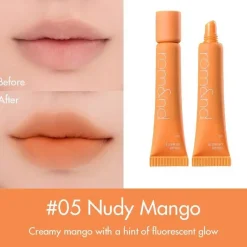 Hot Color Lip Matte 05 Nudy Mango Lippenstift|Korean Makeup