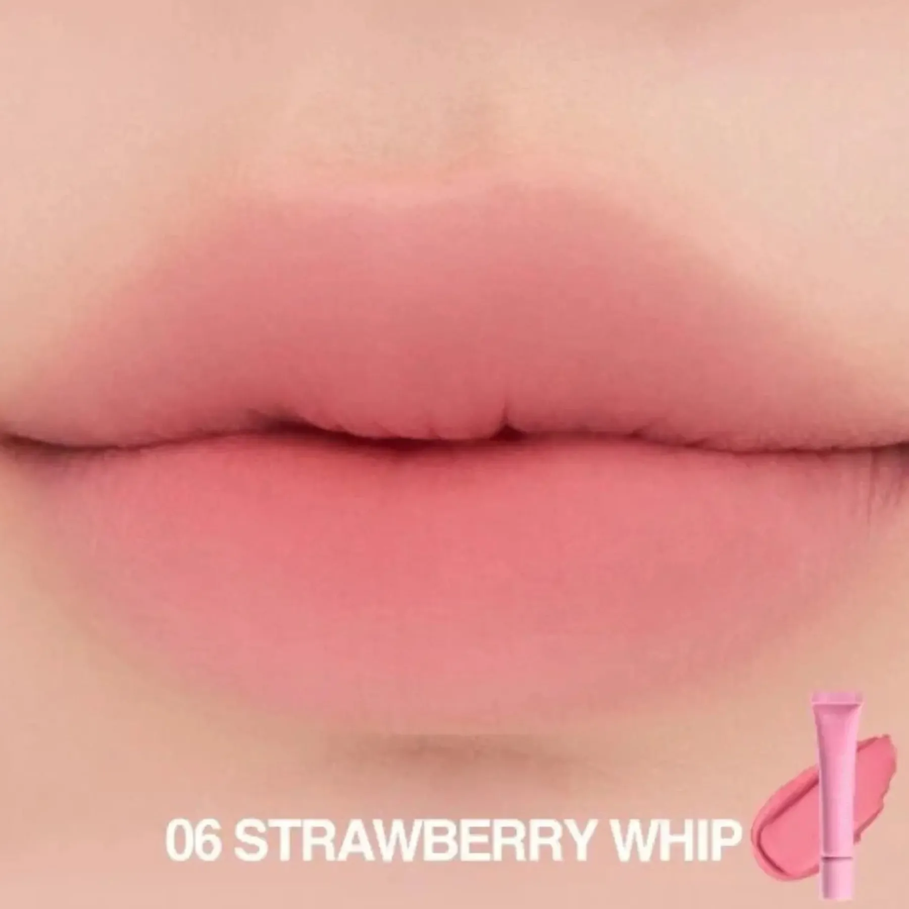 Clearance Color Lip Matte 06 Strawberry Whip Lippenstift|Korean Makeup