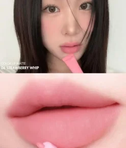 Clearance Color Lip Matte 06 Strawberry Whip Lippenstift|Korean Makeup
