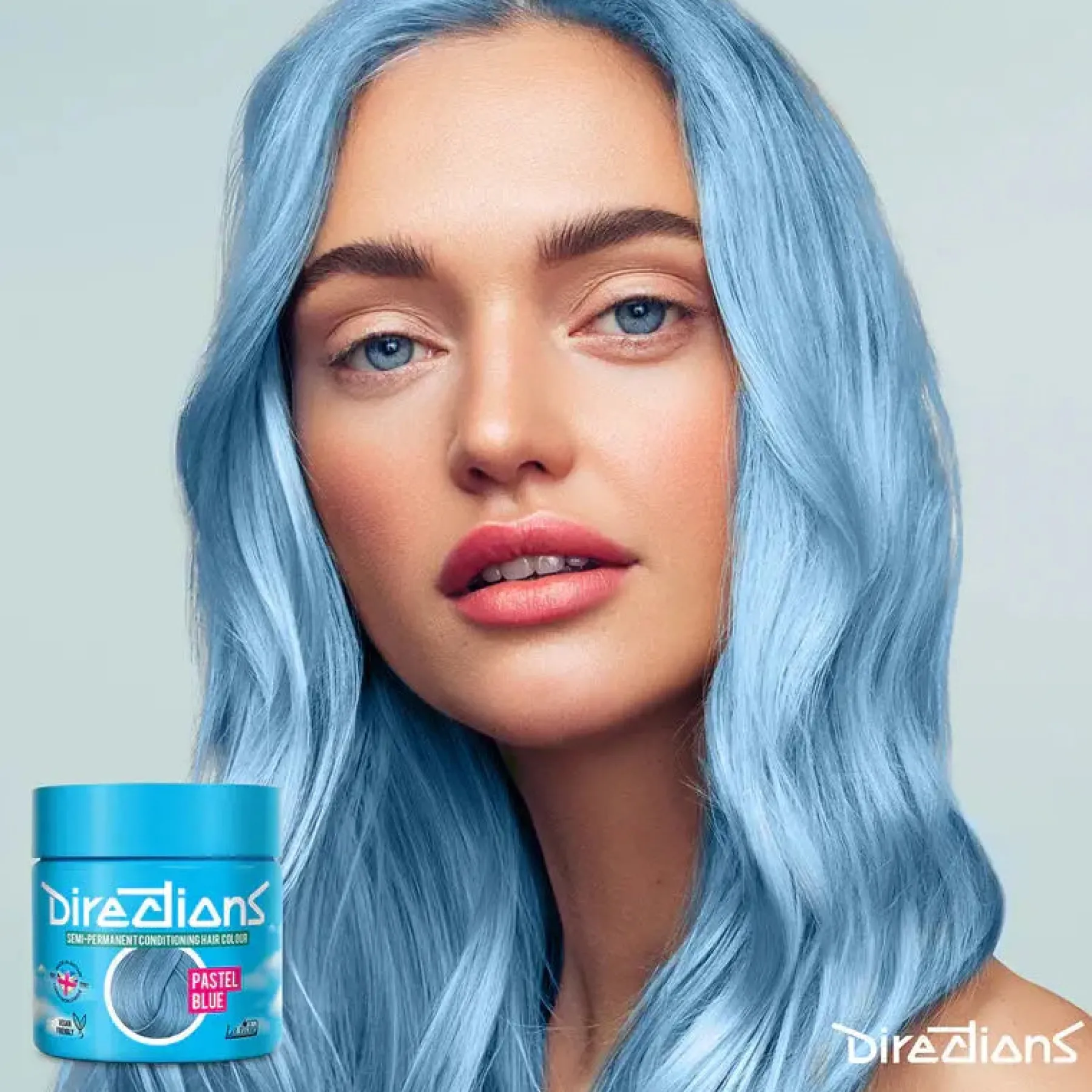Sale Color #Pastel Blue Haarfärbemittel|Vegane Haarpflege