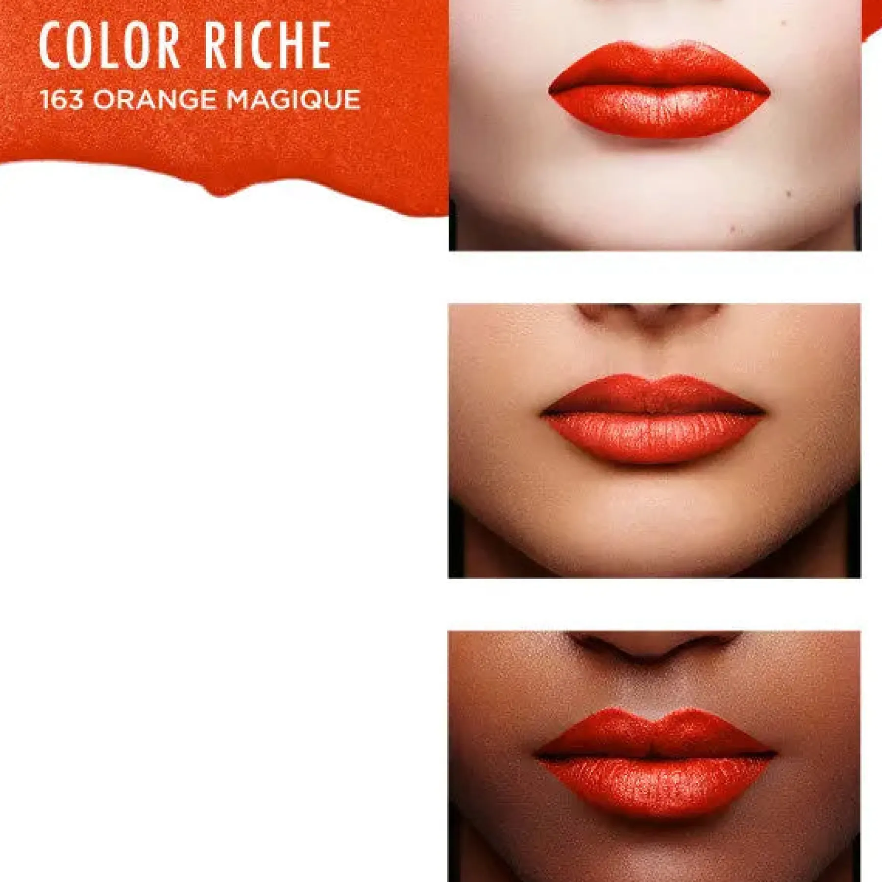 Discount Color Riche Satin Lipstick 163 Orange Maqique Lippenstift
