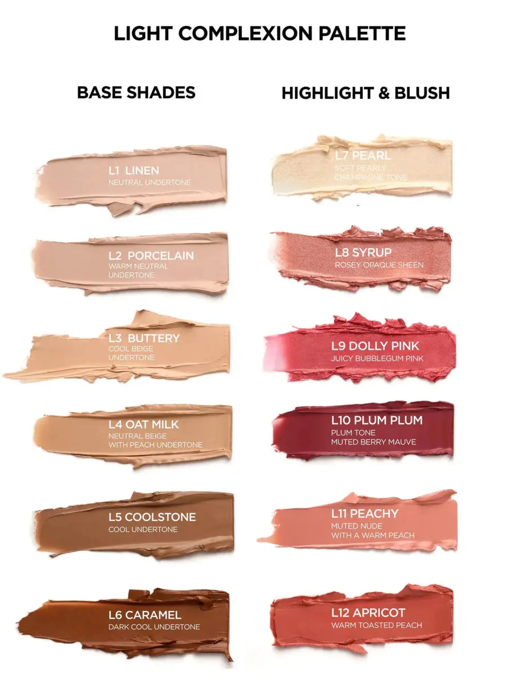 Outlet Complete Canvas Complexion Palette Light Konturieren