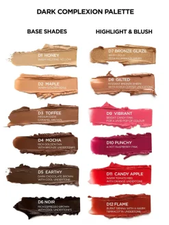 Sale Complete Canvas Complexion Palette Dark Konturieren
