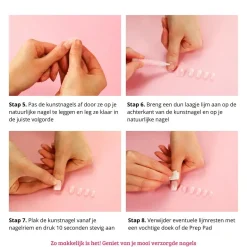 Best Complete Press On French Nails Set Ombre Soft Pink Nagelsätze
