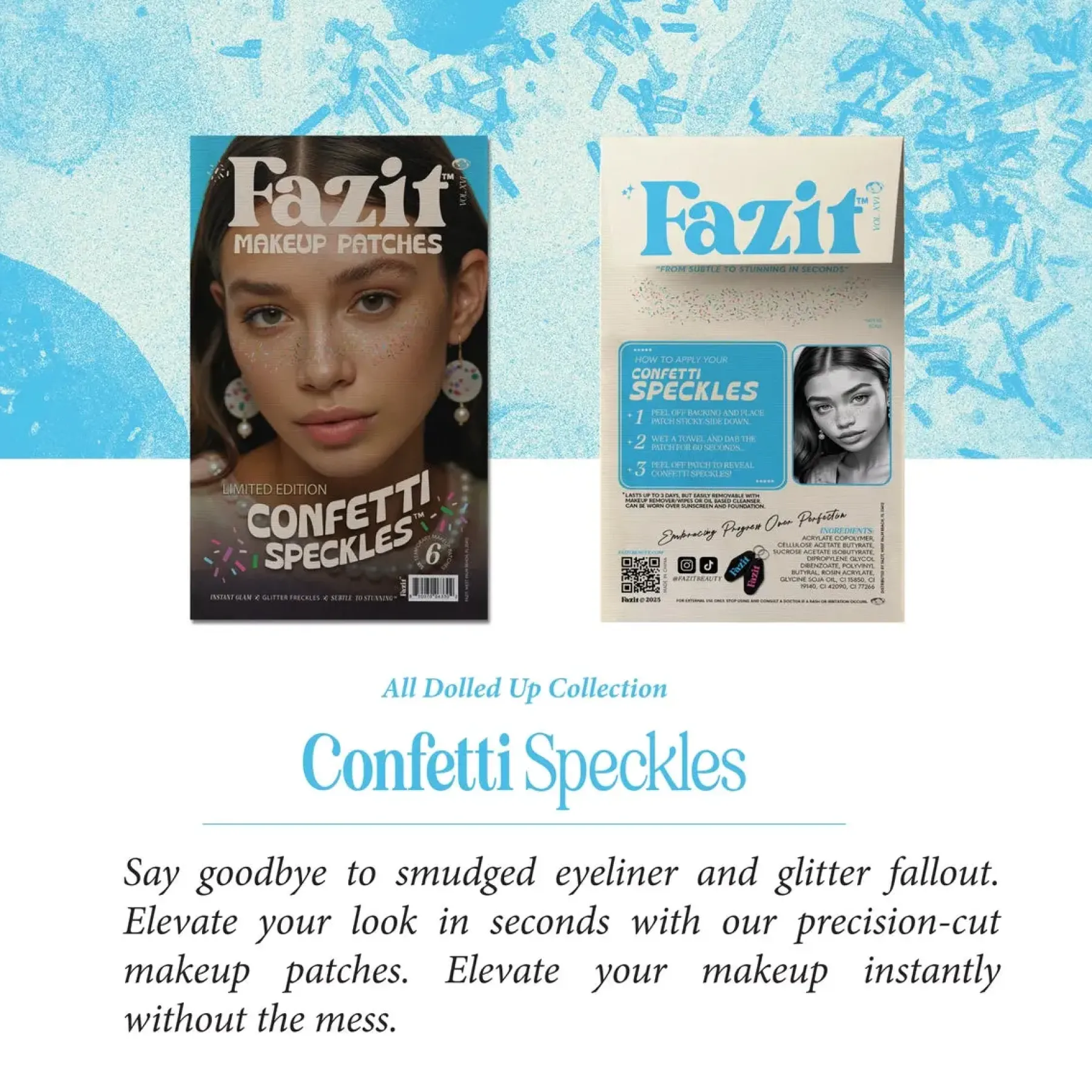 Outlet Confetti Speckles Face Jewels