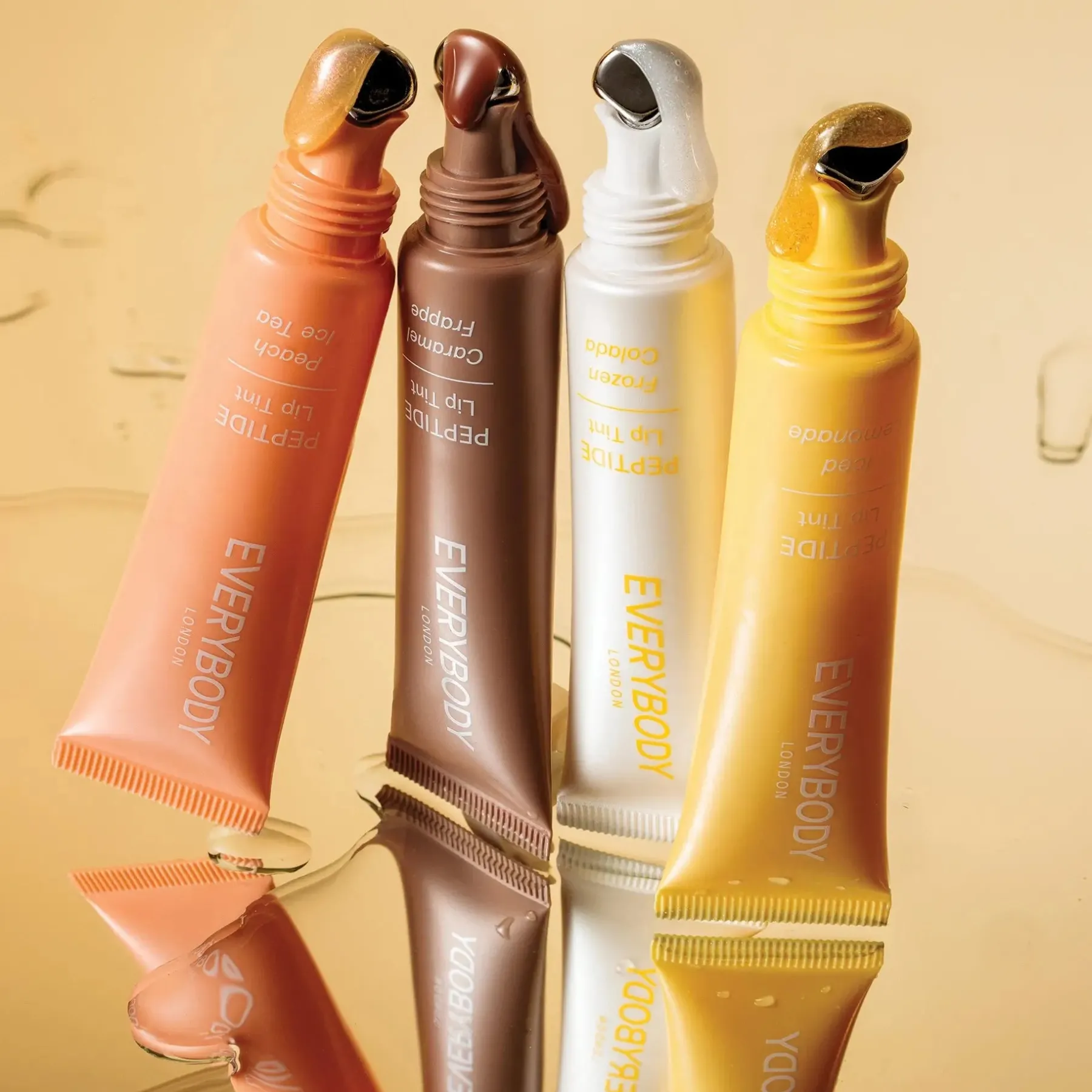 Cooling Peptide Lip Tint Peach Ice Tea Lipgloss|Veganer Lipgloss