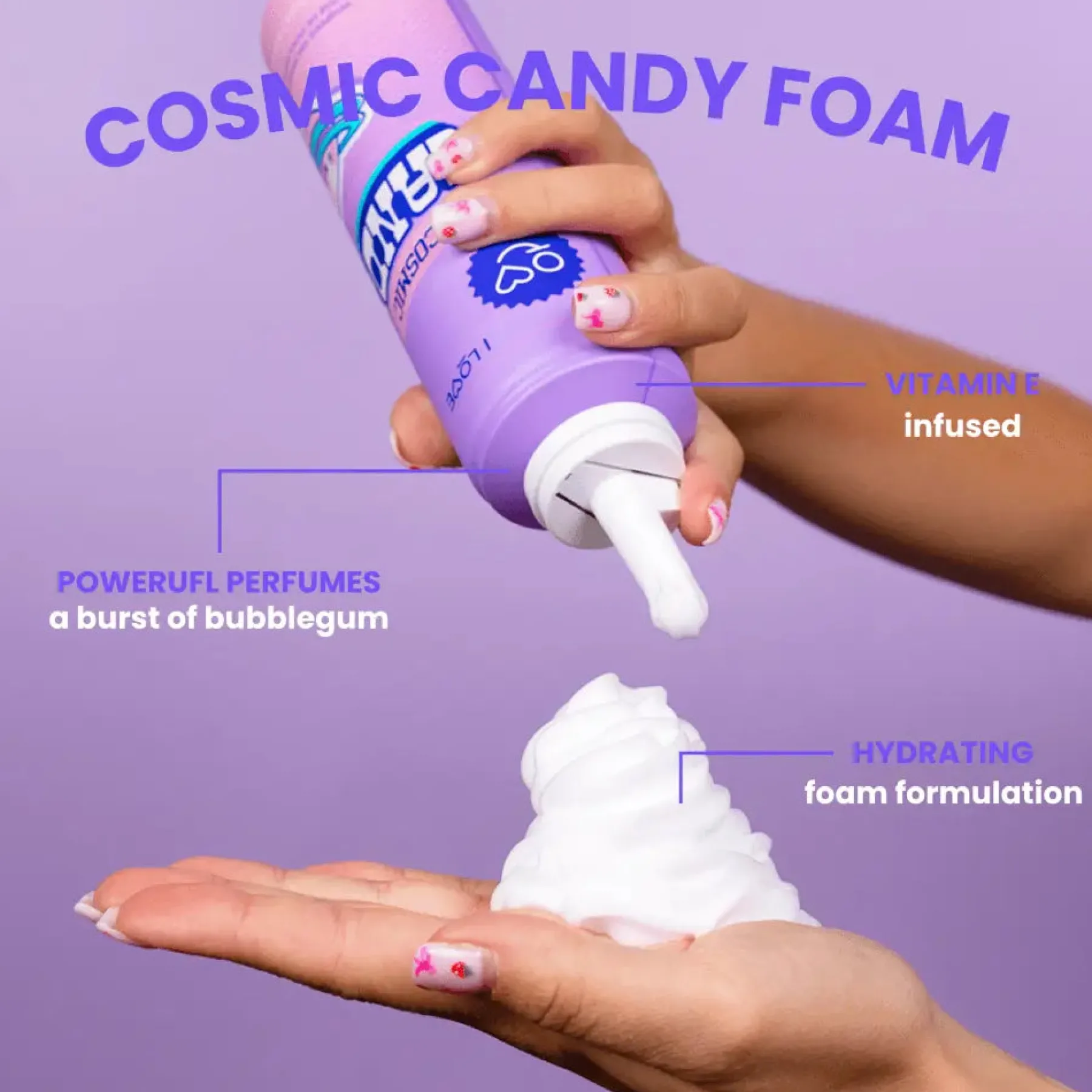 Hot Cosmic Candy Whipped Shower Foam Everything Shower|Hautprobleme