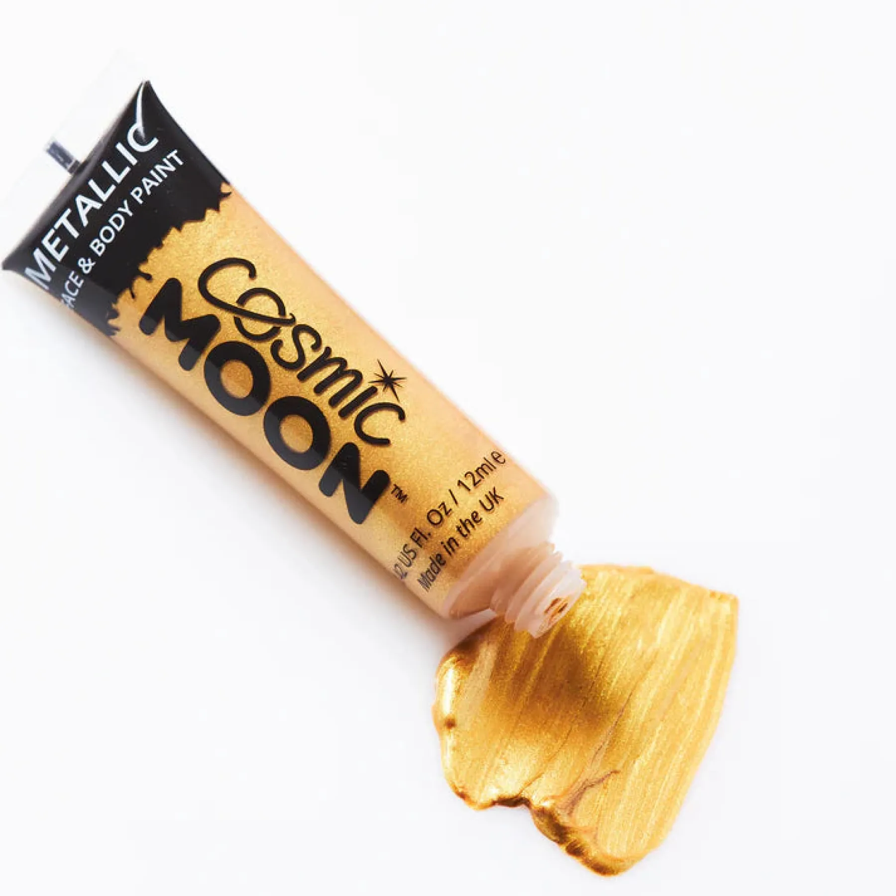 New Cosmic Moon Metallic Face & Body Paint Gold Body Paint