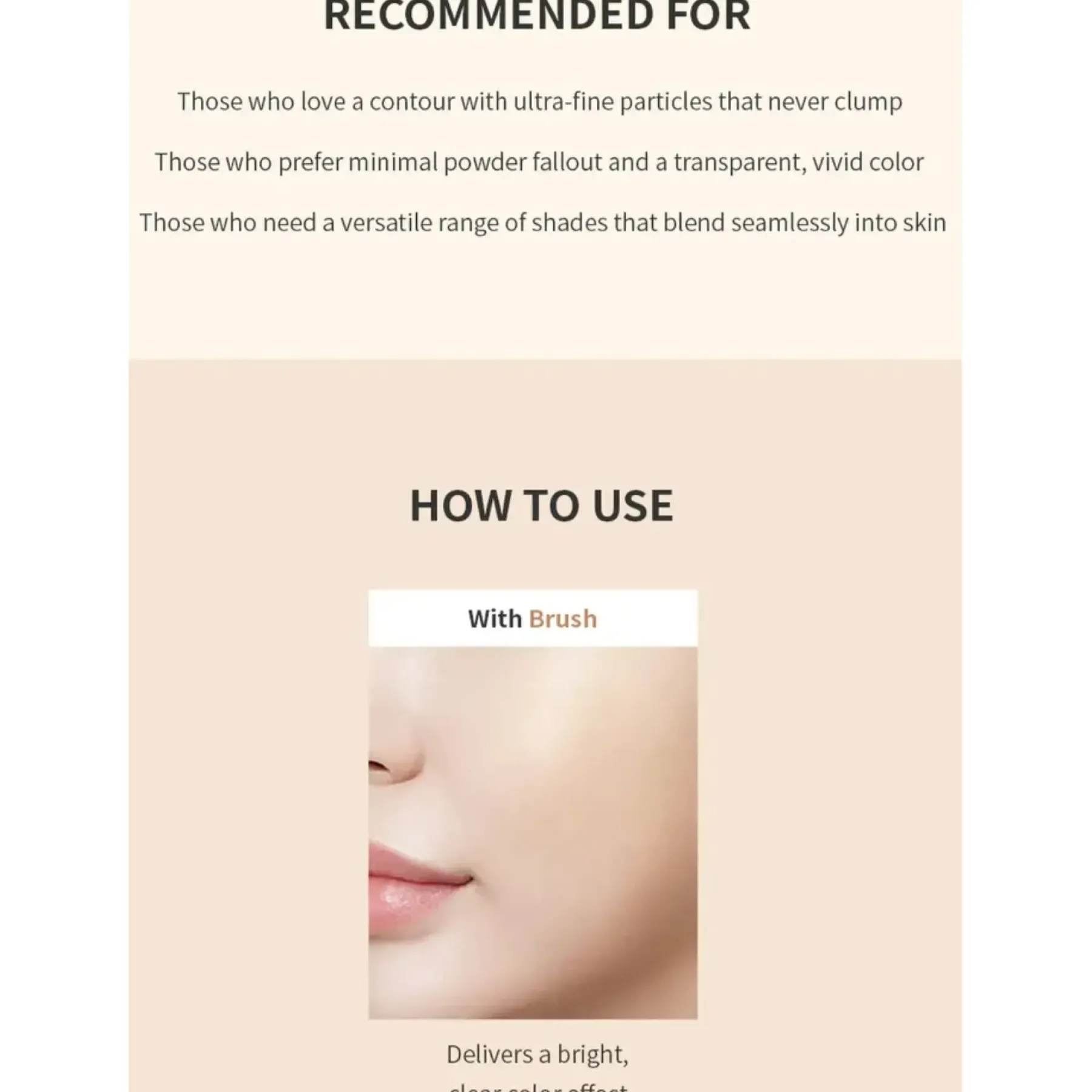Clearance Cotton Contour Konturieren|Korean Makeup