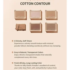 Clearance Cotton Contour Konturieren|Korean Makeup