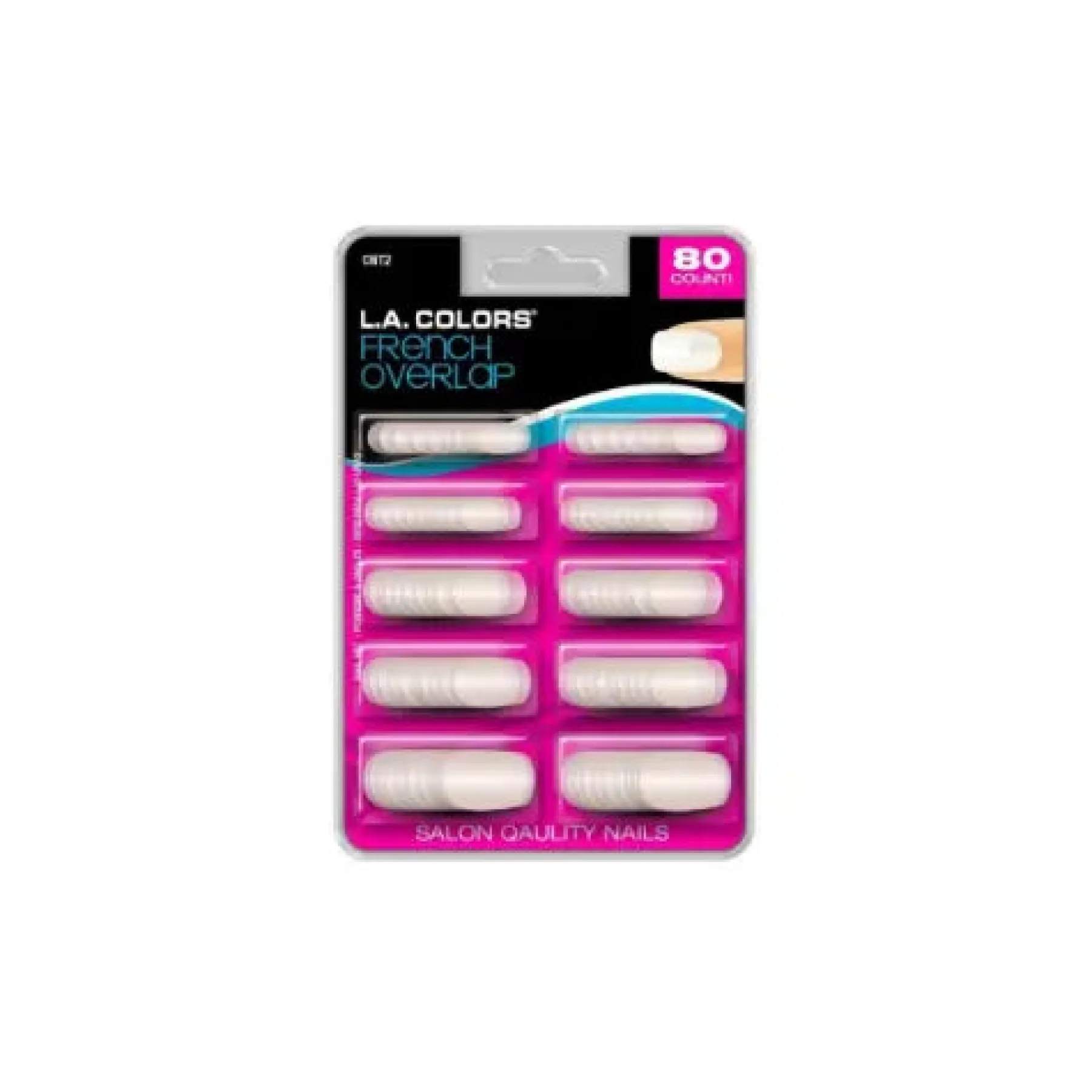 Discount 80 Count Nails French Overlap Künstliche Nägel