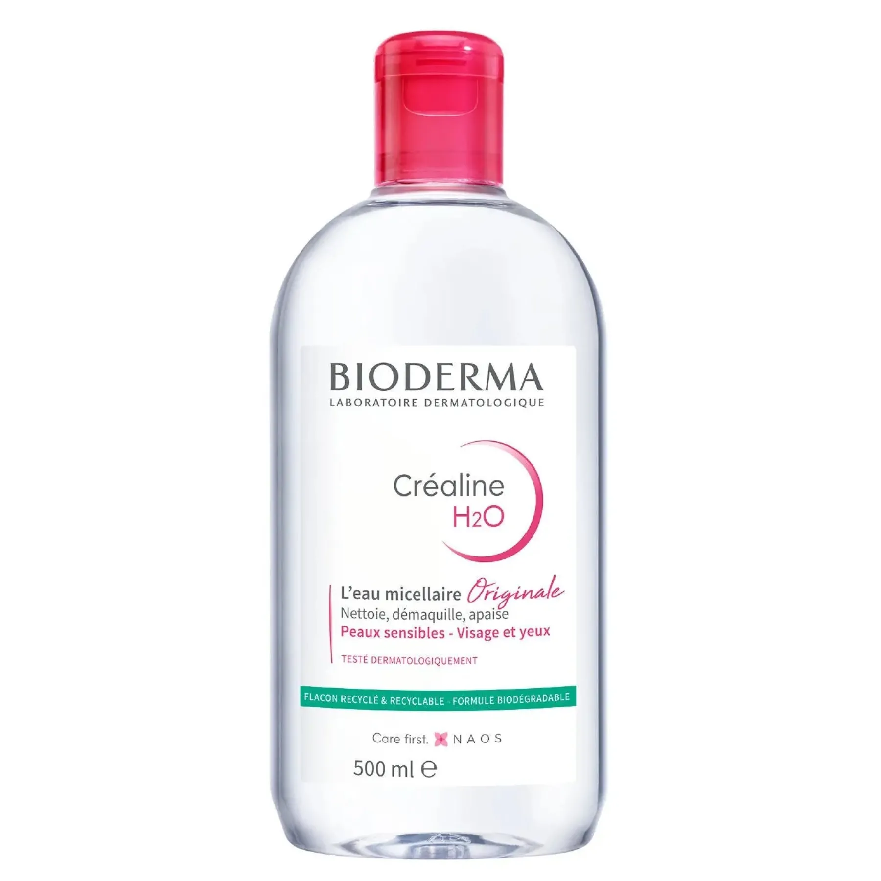 Online Craline H2O Micellar Water For Sensitive Skin 500 ml. Vegan Pflege|Makeup Entferner