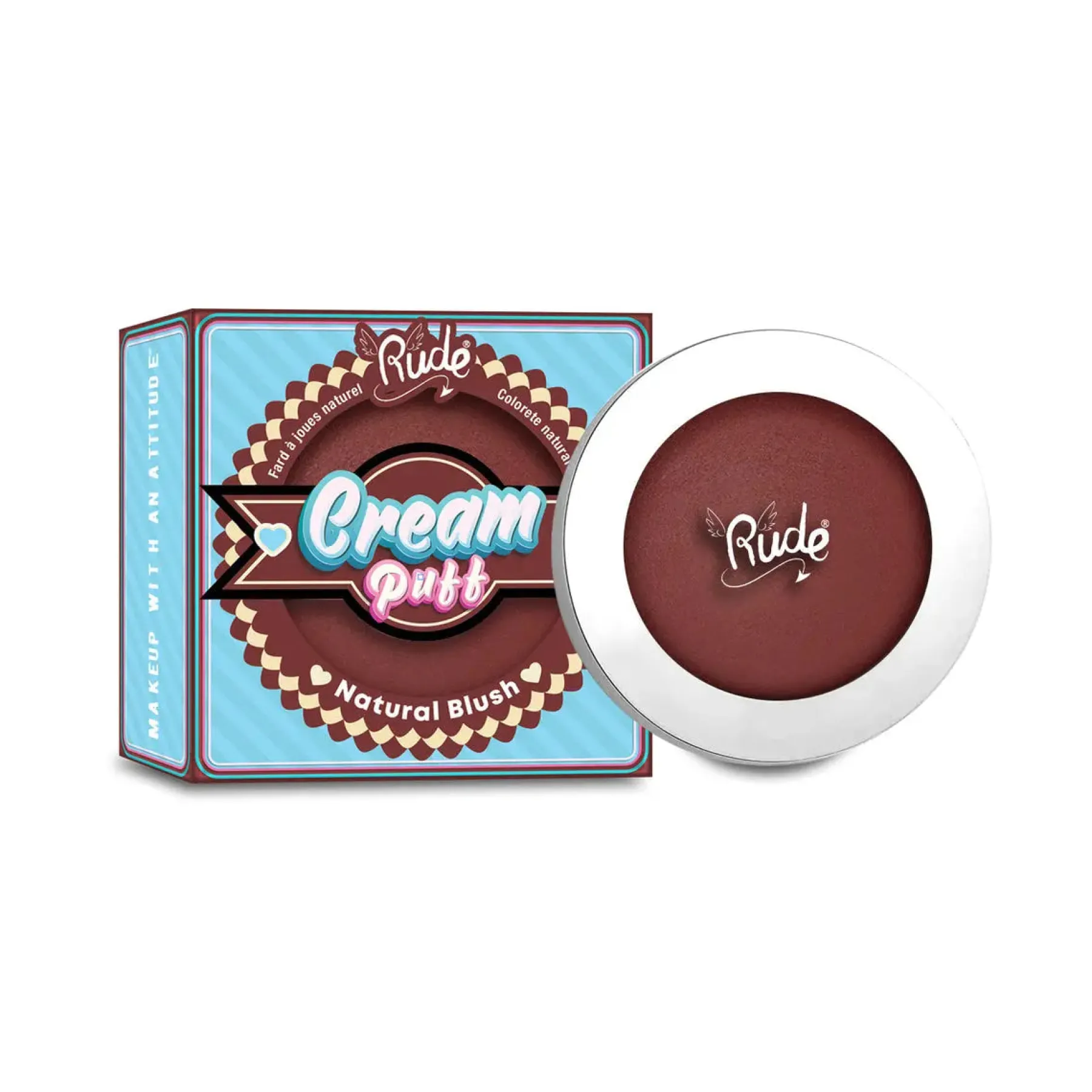 Sale Cream Puff Natural Blush Red Velvet Rouge
