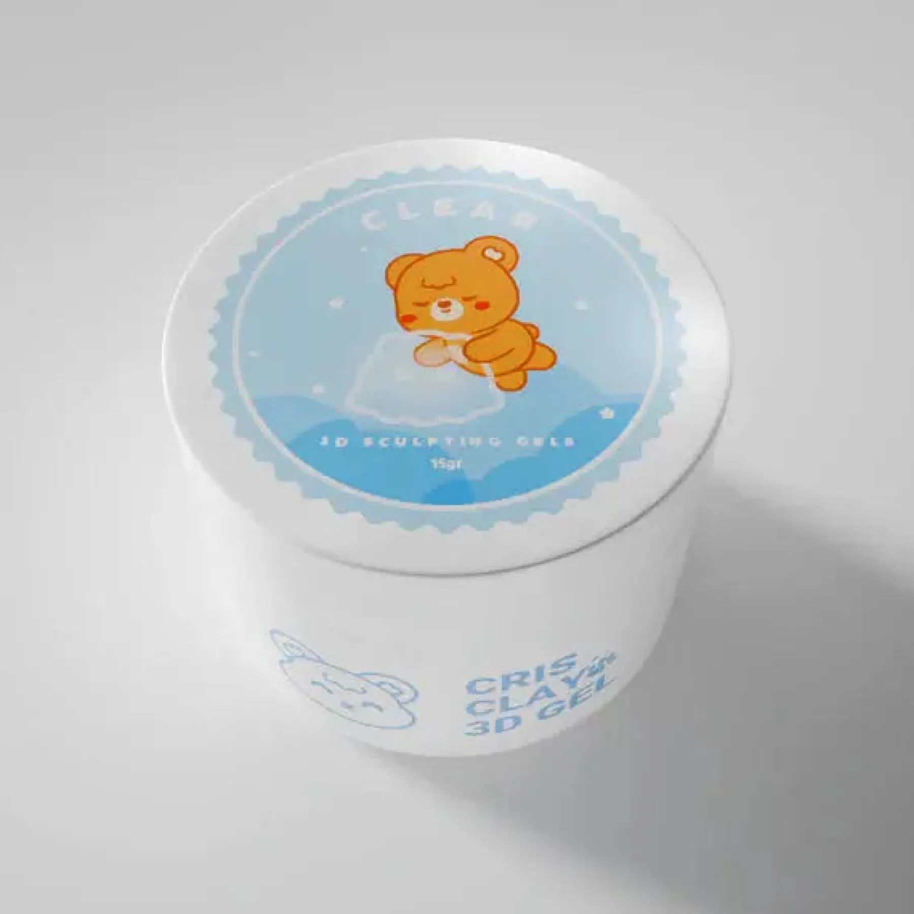 Best Cris Clay Korean Clear 3D Gel Veganer Nagellack|5. Gellak