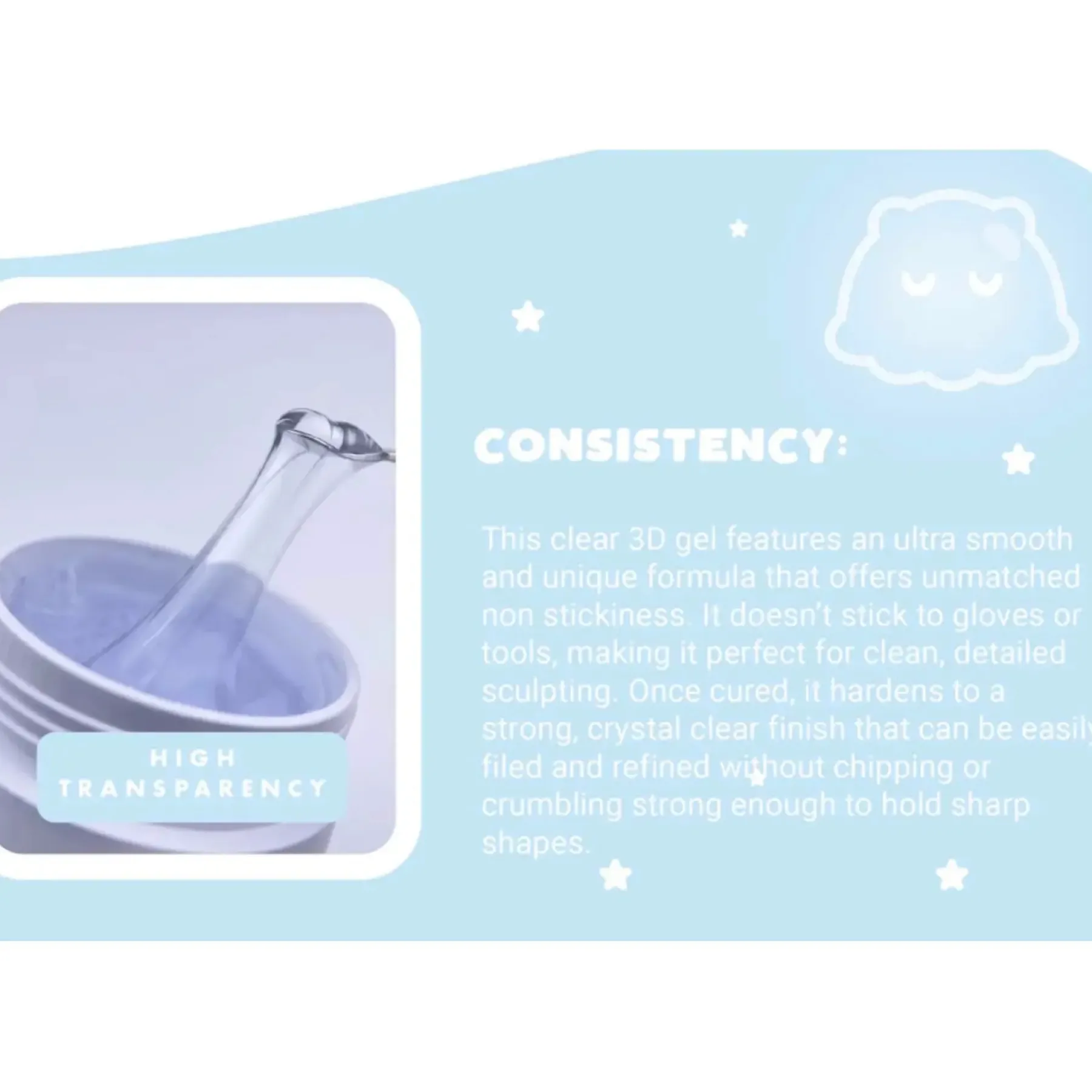 Best Cris Clay Korean Clear 3D Gel Veganer Nagellack|5. Gellak