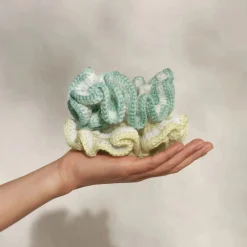 Sale Crochet Scrunchie Seafoam Blue Haargummis