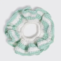 Sale Crochet Scrunchie Seafoam Blue Haargummis