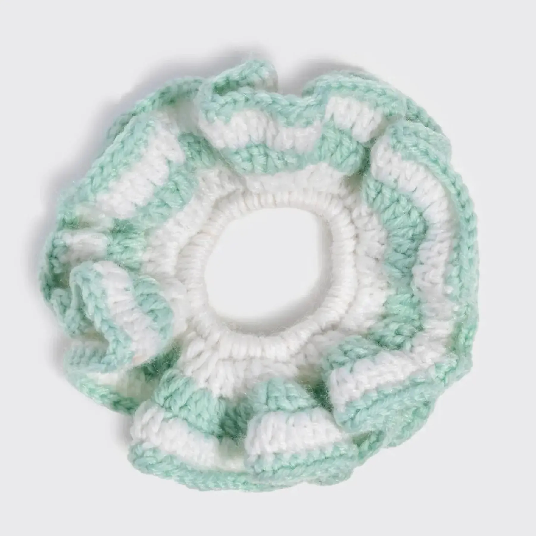 Sale Crochet Scrunchie Seafoam Blue Haargummis
