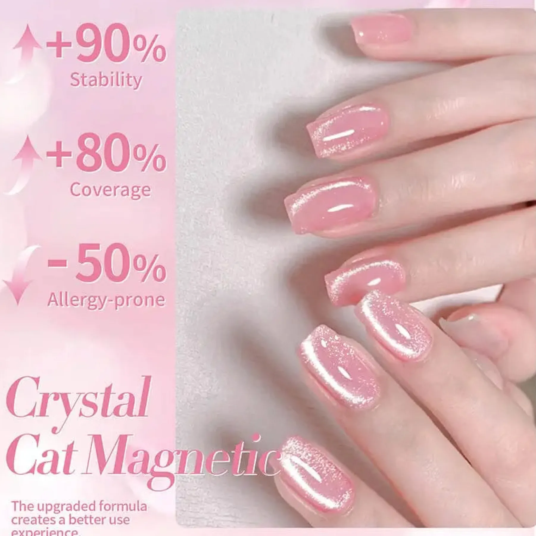 Discount Crystal Cat Magnetic Gel MY40 Myrtle Veganer Nagellack|Cat Eye Gellack