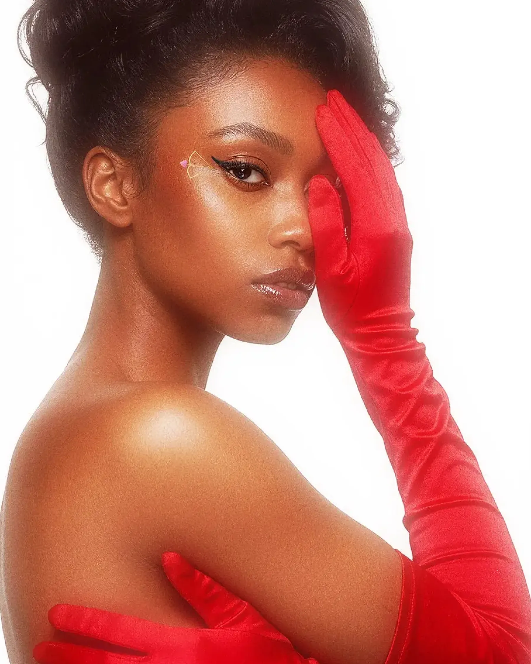 Clearance Cupid's Bow Eye Wings Face Jewels