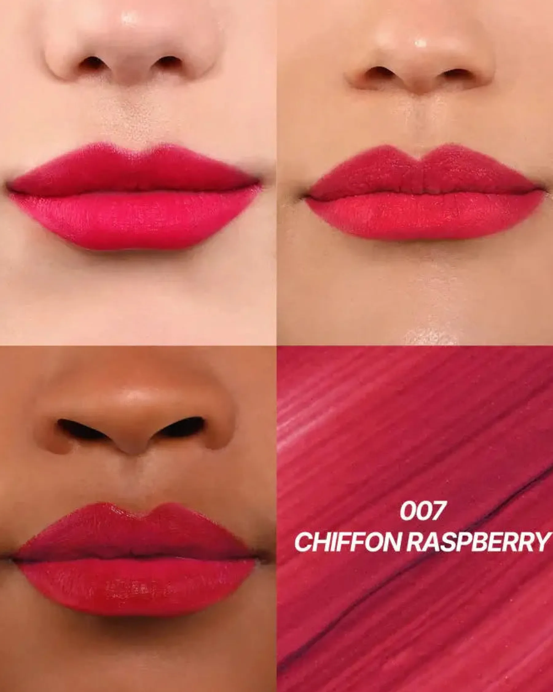 Sale Cushion Kiss Lip Cream 007 Chiffon Raspberry Lippenstift|Veganer Lippenstifte