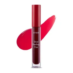 New Dear Darling Water Gel Tint PK002 Plum Red Korean Makeup|Lippenstift