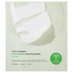 Clearance Deep Collagen Cica Teatree Soothing Mask Hauptzutat|Gesichtsmasken