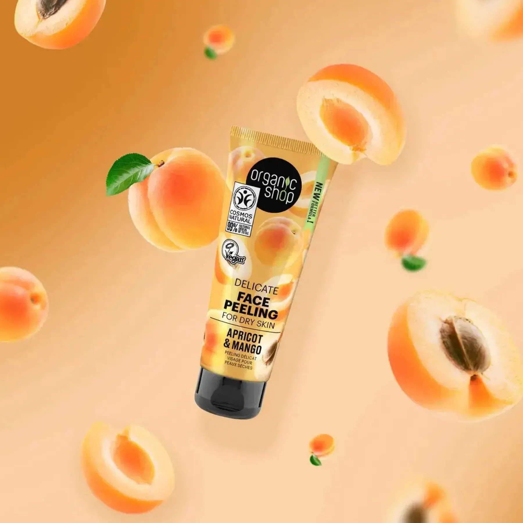 Outlet Delicate Face Peel Apricot & Mango Vegan Pflege|Hautprobleme