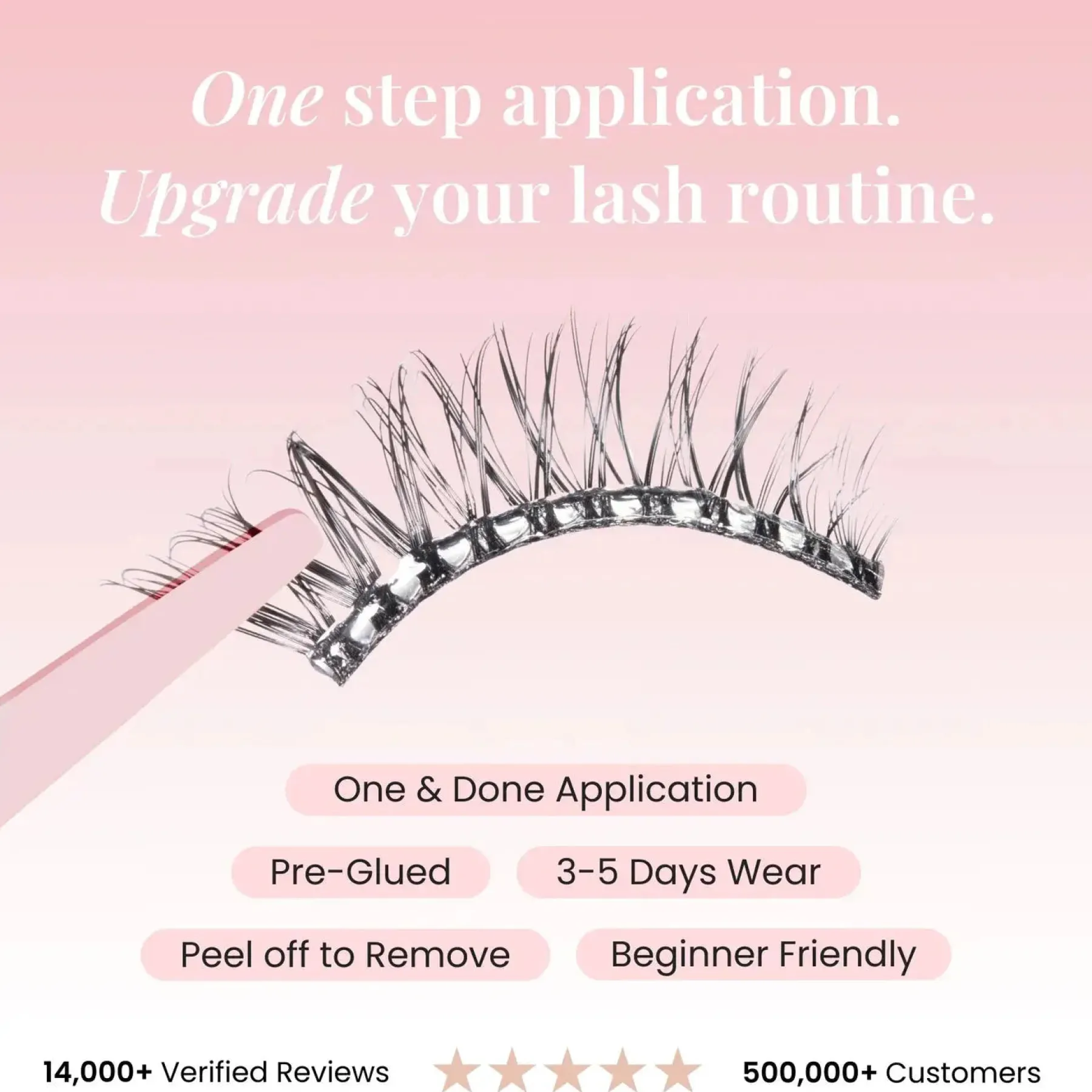 Hot Demi Flare Half Lashes Brown Künstliche Wimpern