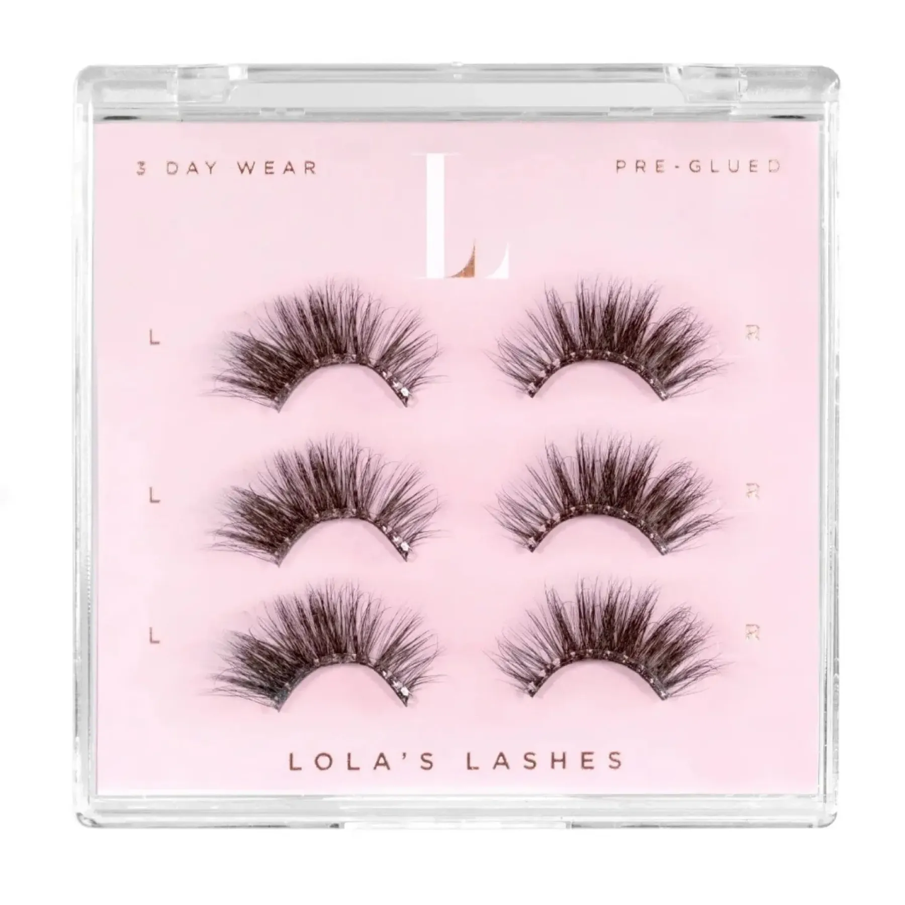 Hot Demi Flare Half Lashes Brown Künstliche Wimpern