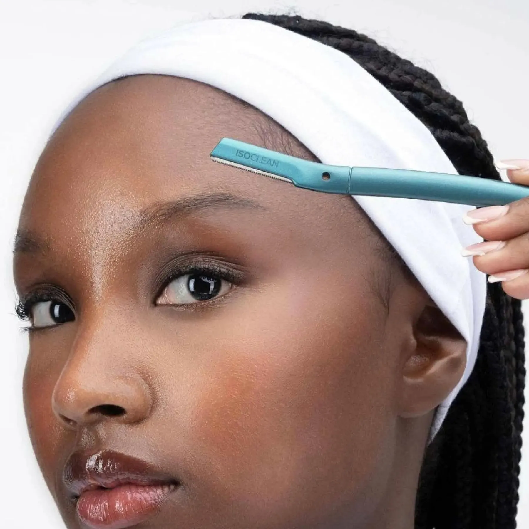 Sale Dermablade With 10 Replacement Blades Rose Gold Dermaplaning