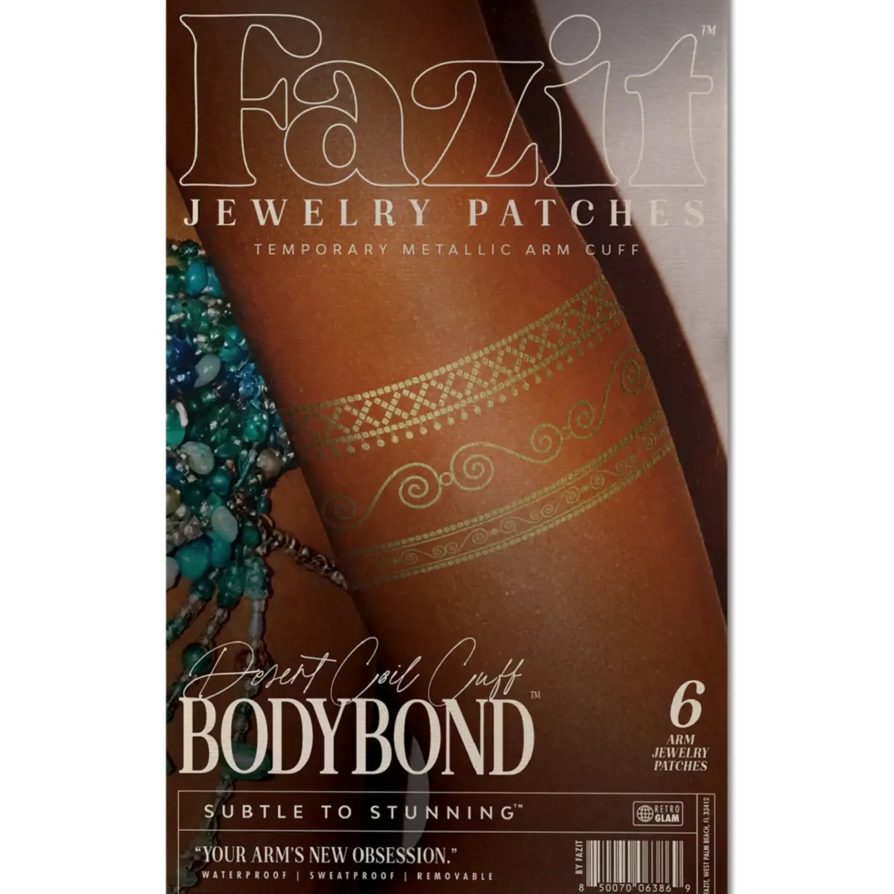 Desert Coil Cuff Bodybond Face Jewels