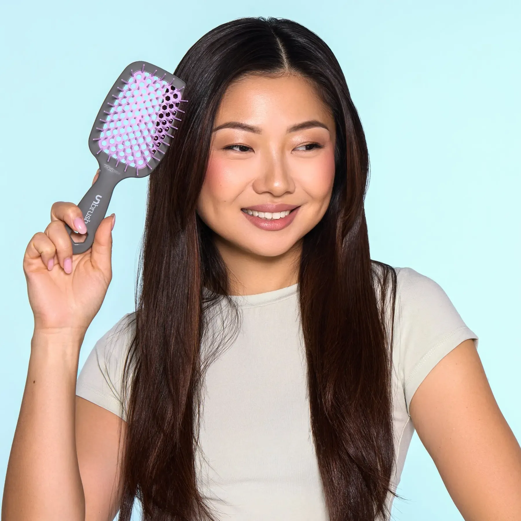 Detangling Hair Brush Orchid Lavender Curly & Coily Accessories|Haarprobleem