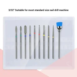 Best Diamond Cuticle Nail Drill Bits Set 10Pcs 1. Nagels Voorbereiden|1. Nagels Voorbereiden