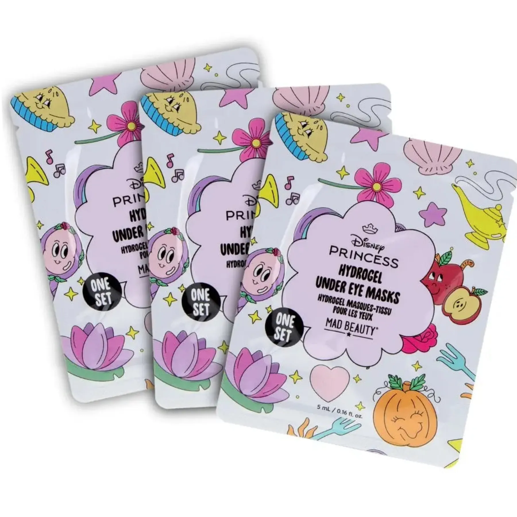 Online Disney Princess Express Yourself Hydrogel Under Eye Masks Gesichtsmasken|Hautprobleme