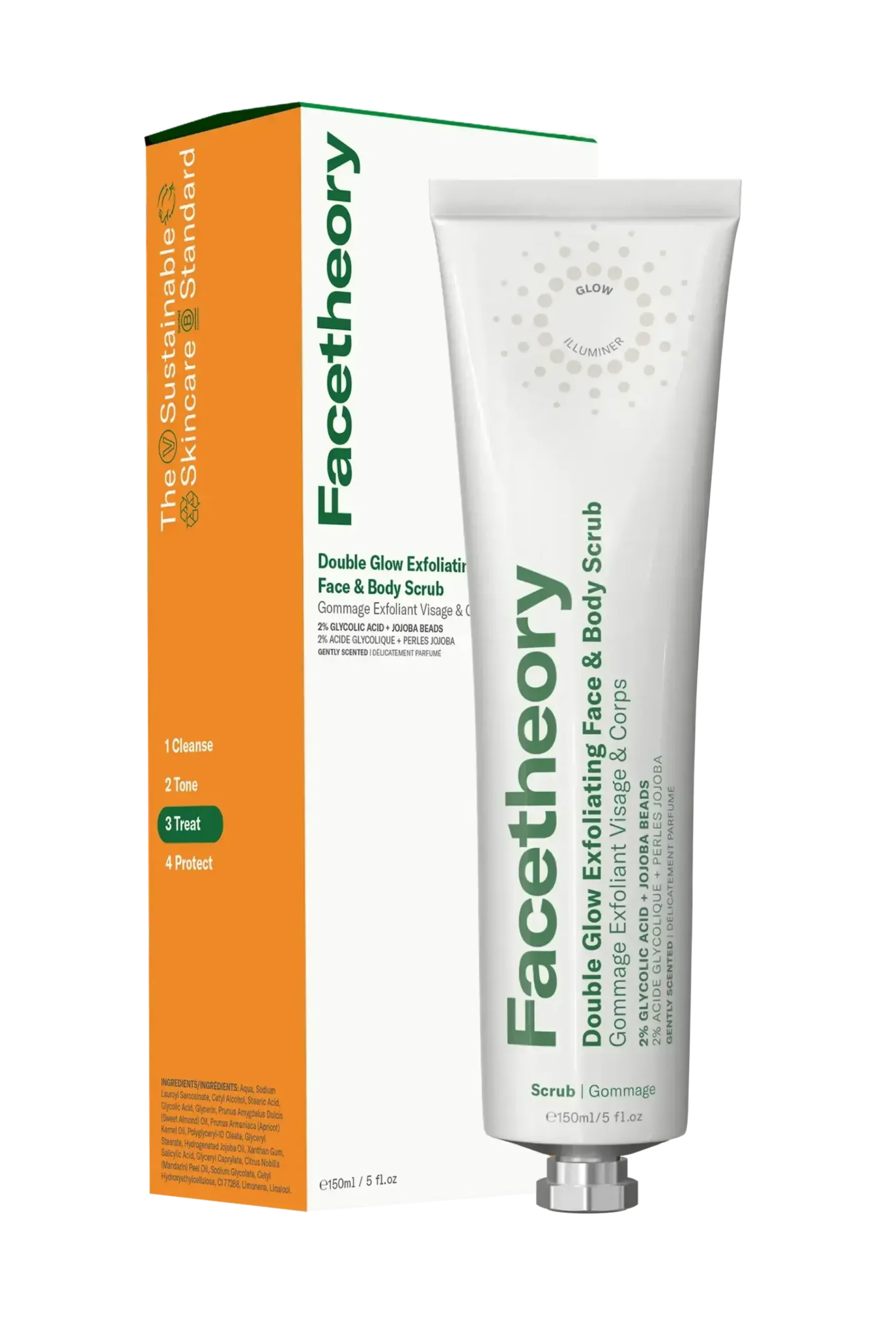 Sale Double Glow Exfoliating Face & Body Scrub Gently Scented Körperpeelings|Reinigungsmittel