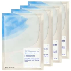 Aqua Blue Hydration Mask 4-Pack Korean Skincare Routine|Gesichtsmasken