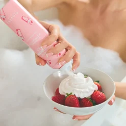 New Dreamy Strawberry Shake Whipped Shower Foam Vegan Pflege|Scent Layering Vanilla