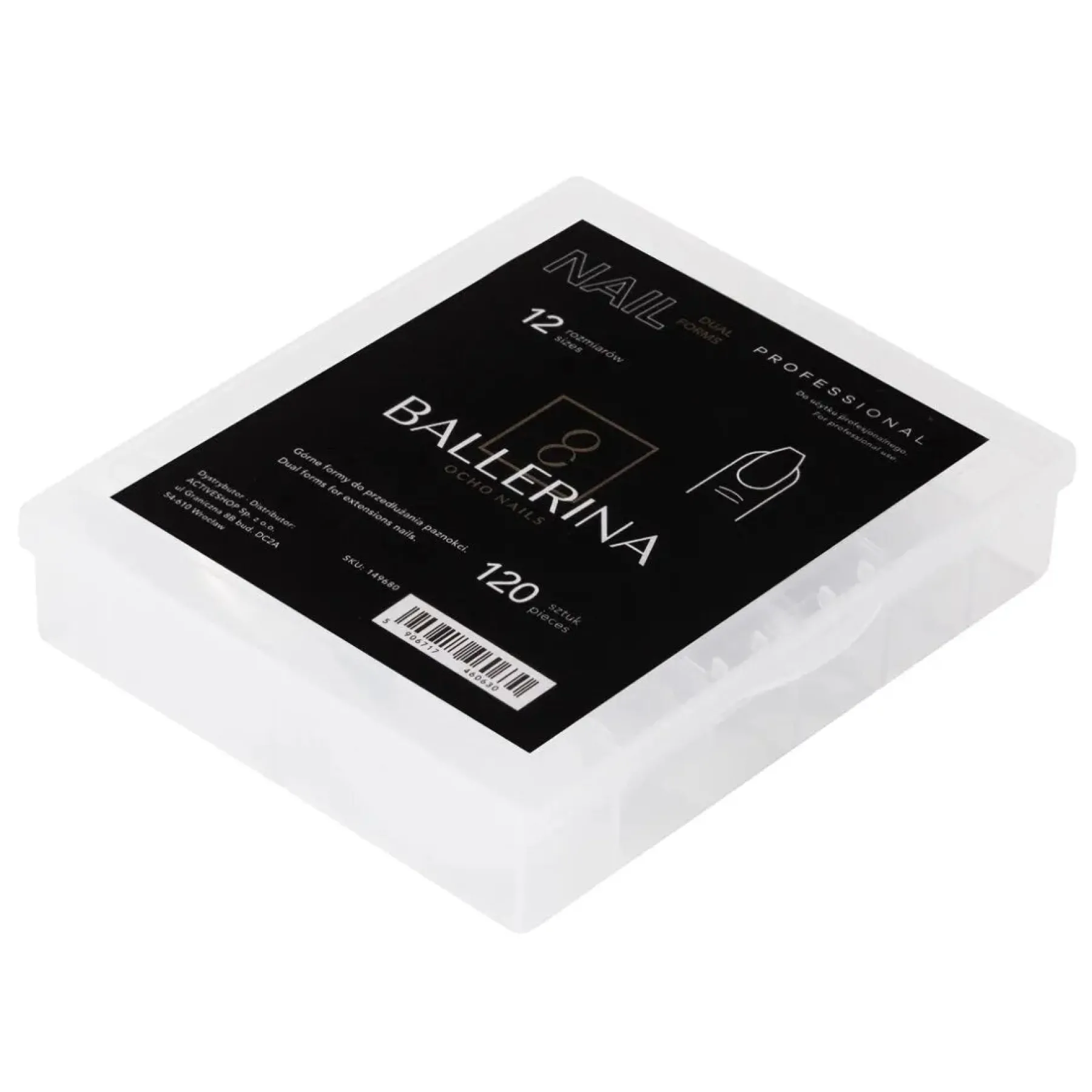 Dual Form Ballerina 120 pcs Künstliche Nägel