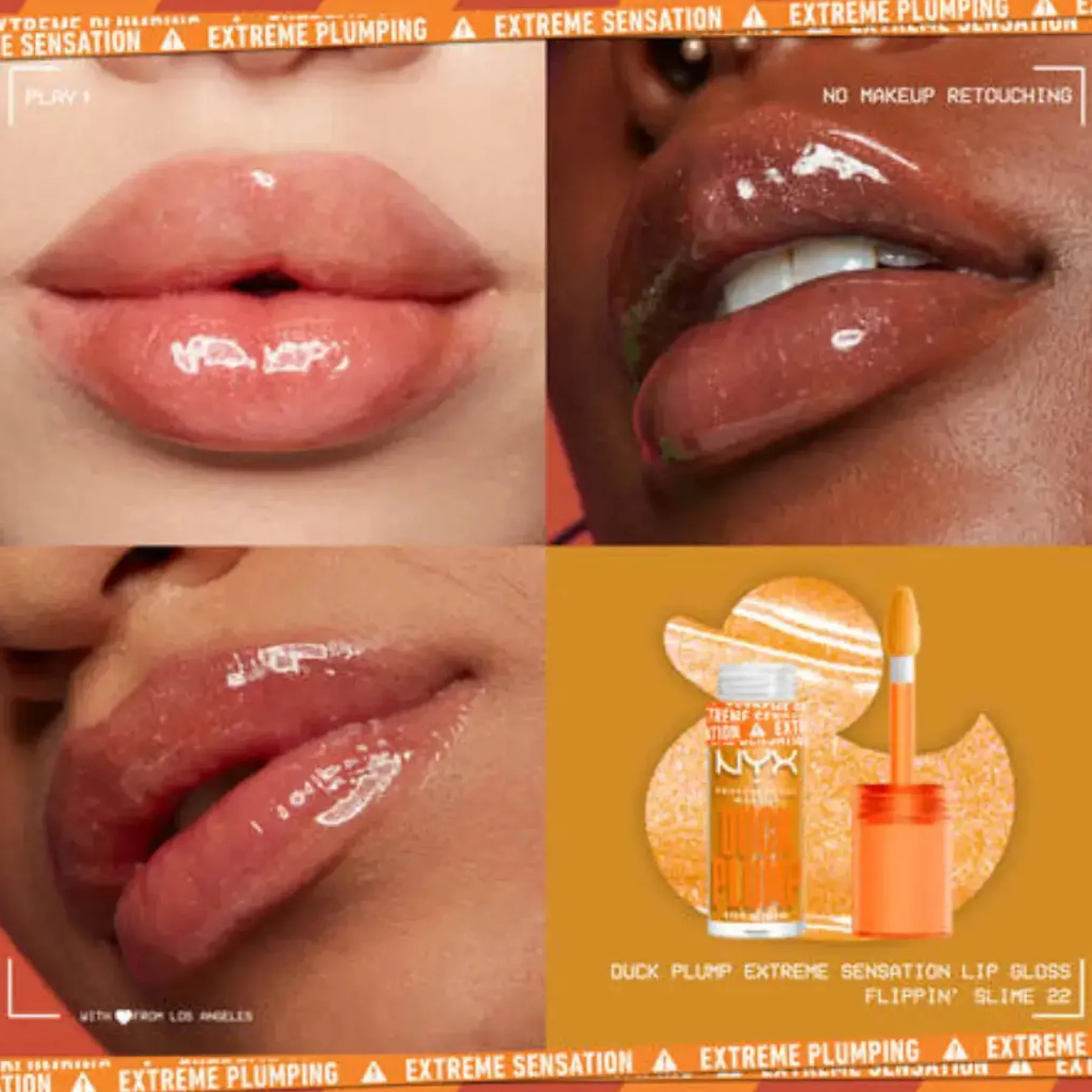 Hot Duck Plump Lip Gloss Flipping' Slime Lipgloss|Veganer Lip Plumper