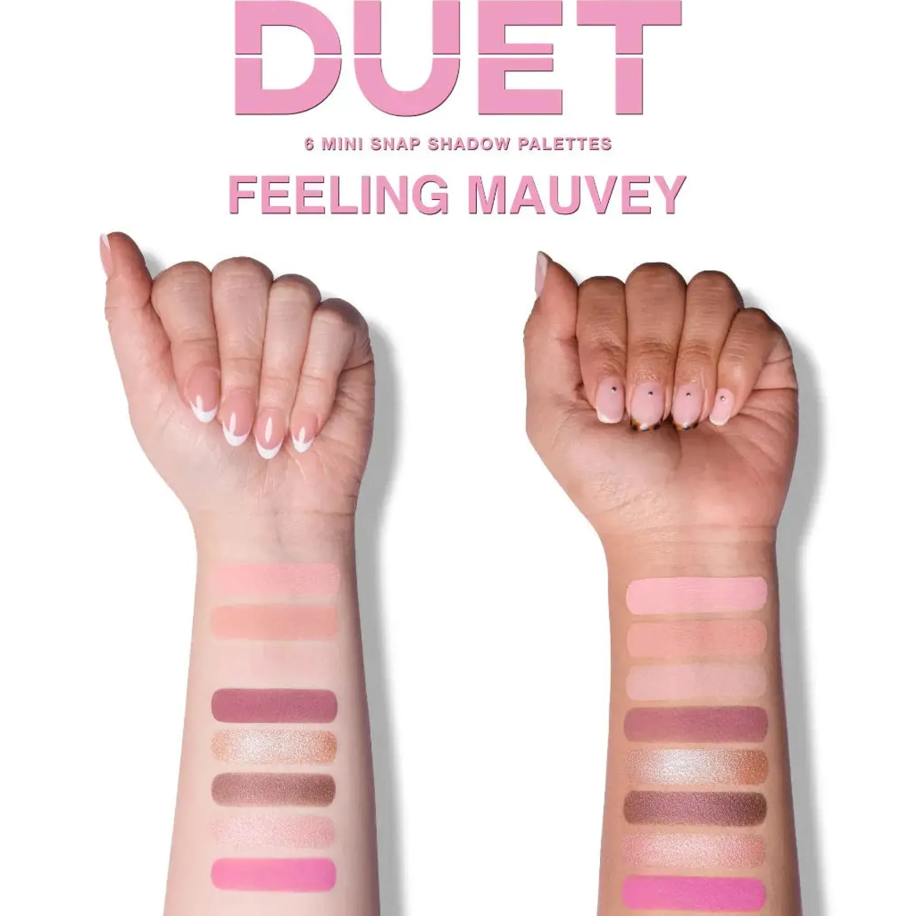 Duet Mini Snap Palette Feeling Mauvey Lidschatten|Vegane Lidschatten