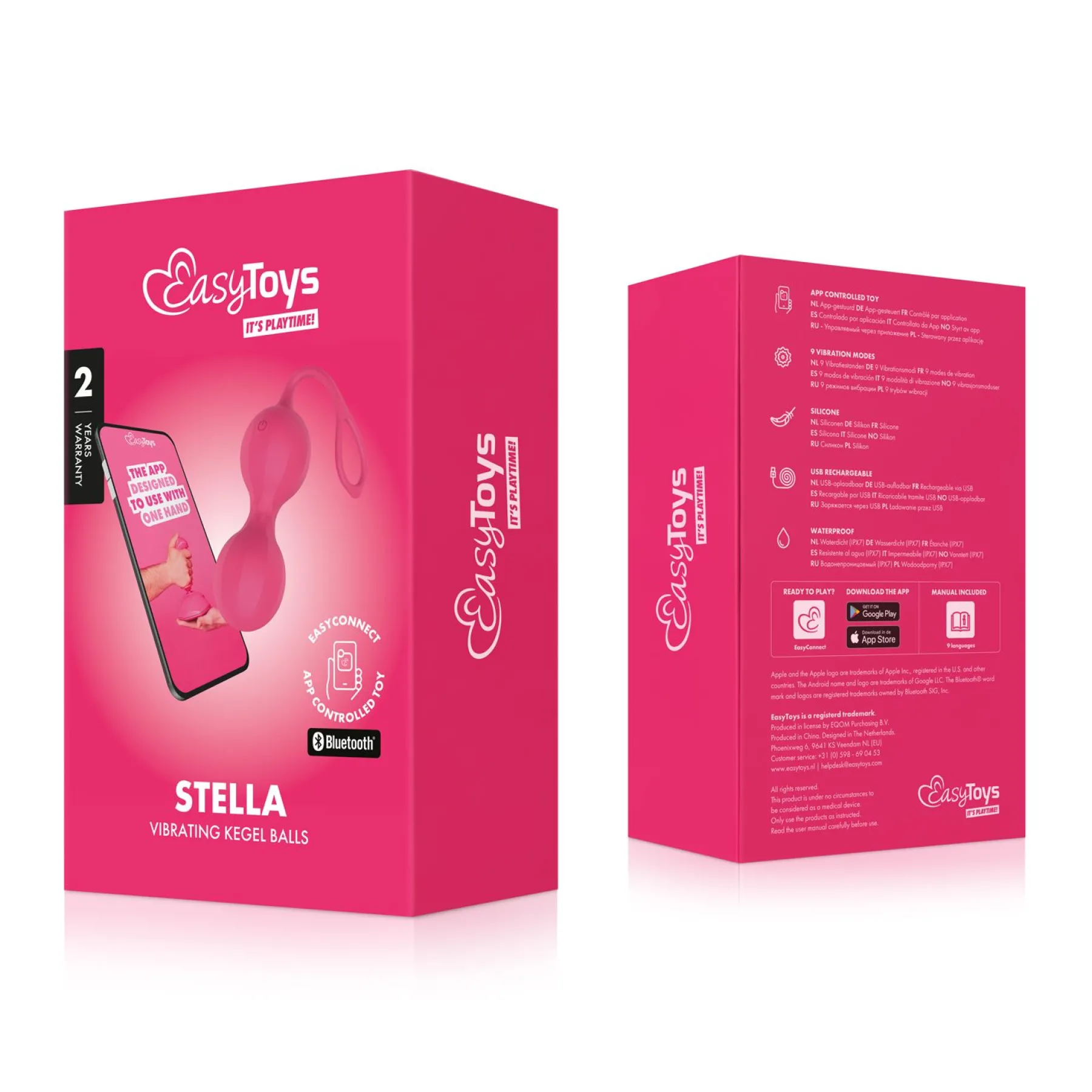 Best EasyConnect Vibrerende Kegel Balletjes AppControlled Intimität