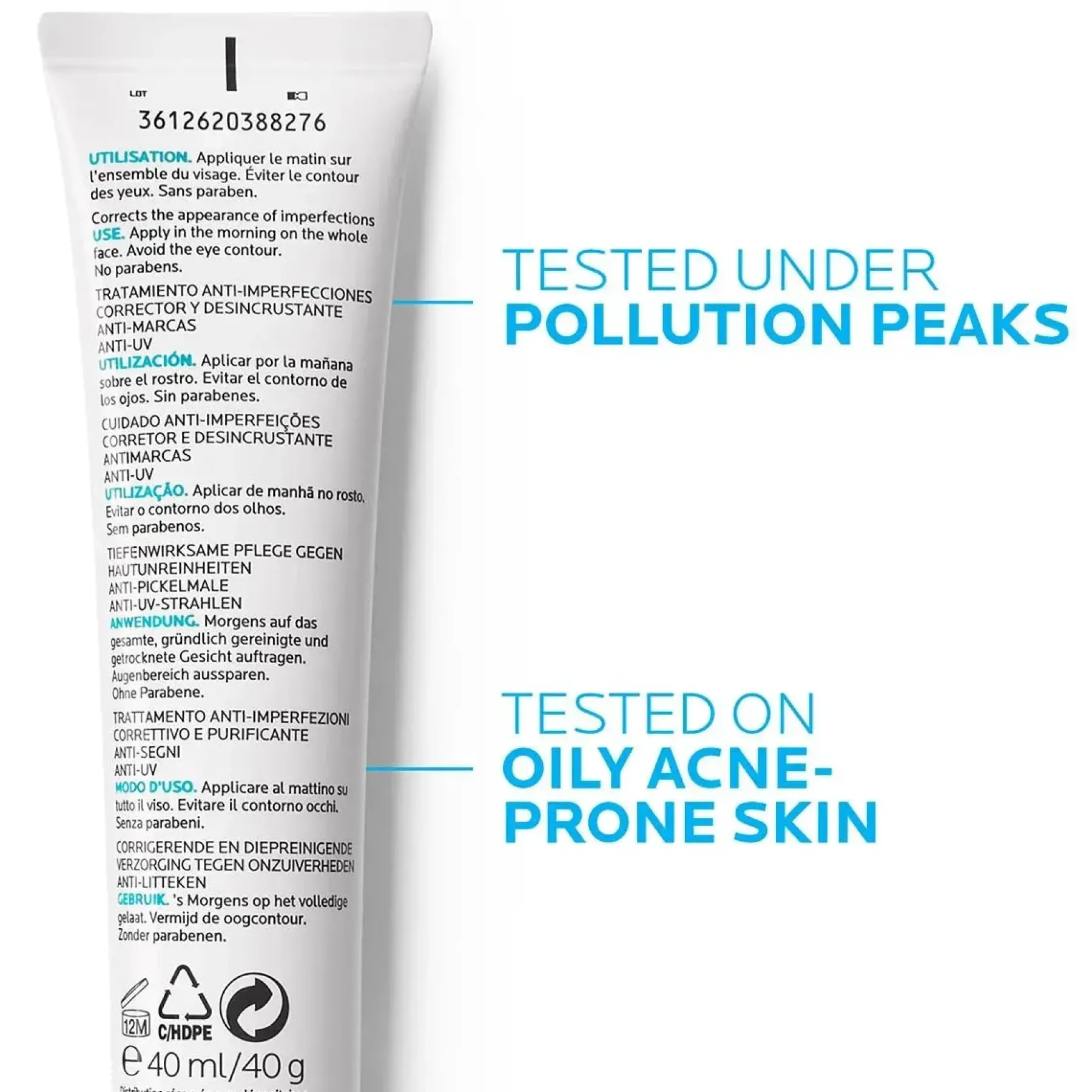 Effaclar Duo+ SPF30 Feuchtigkeitscremes|Hauptzutat