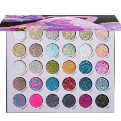 Outlet Electric Disco Pressed Glitter Palette Lidschatten|Vegane Lidschatten