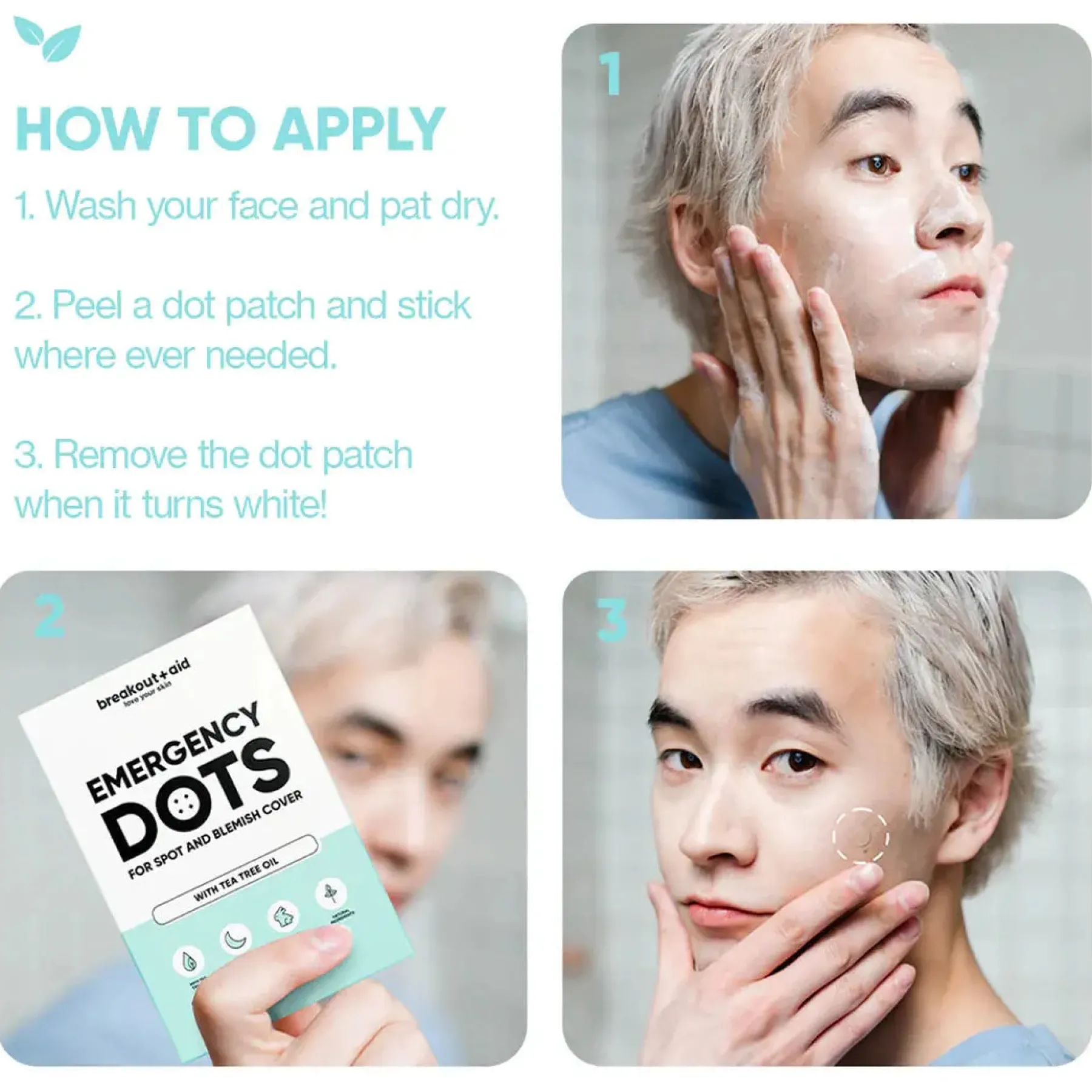 Sale Emergency Dots For Spots and Blemishes Tea Tree Oil Hauptzutat|Hautprobleme
