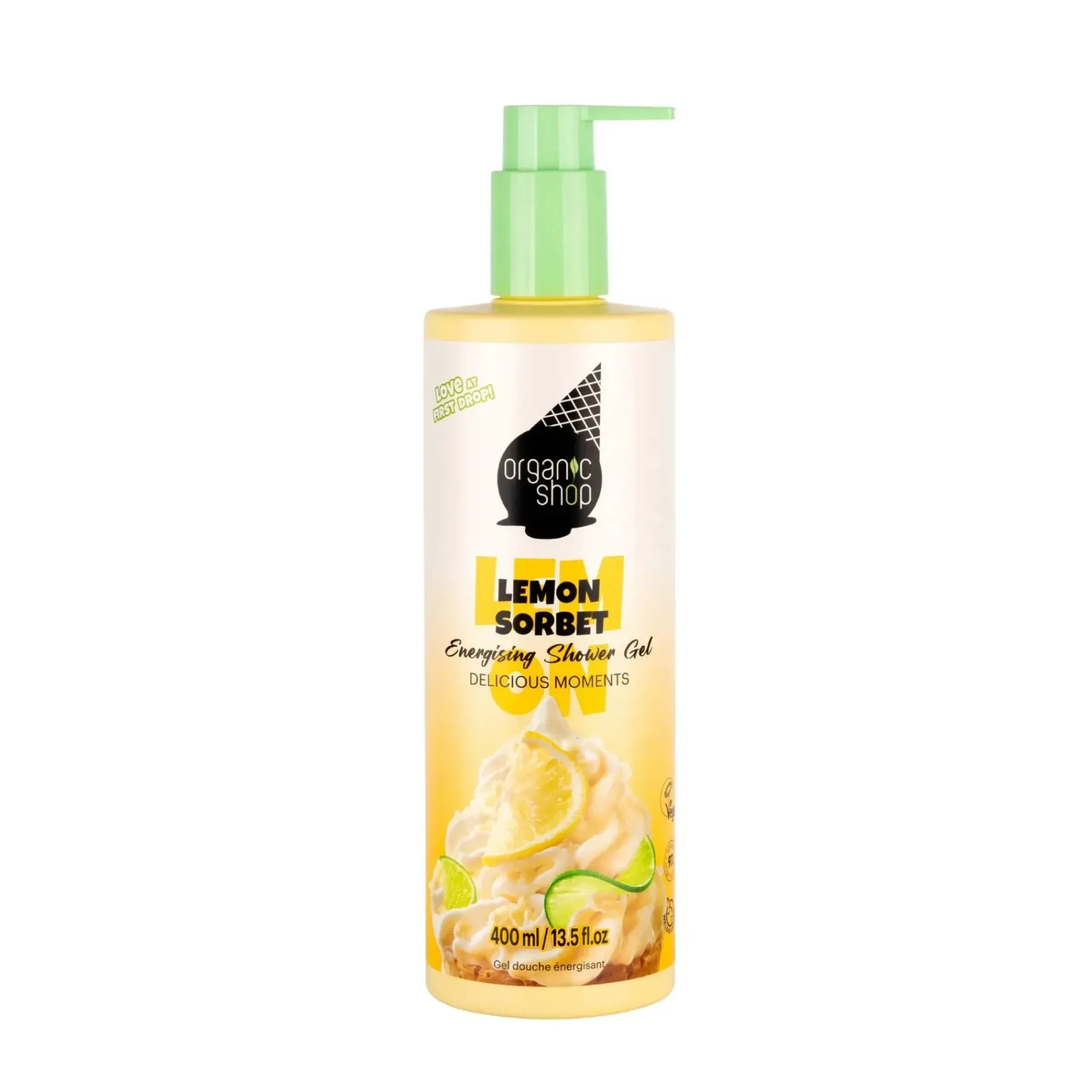 Online Energising Shower Gel Lemon Sorbet Vegan Pflege|Duschgel
