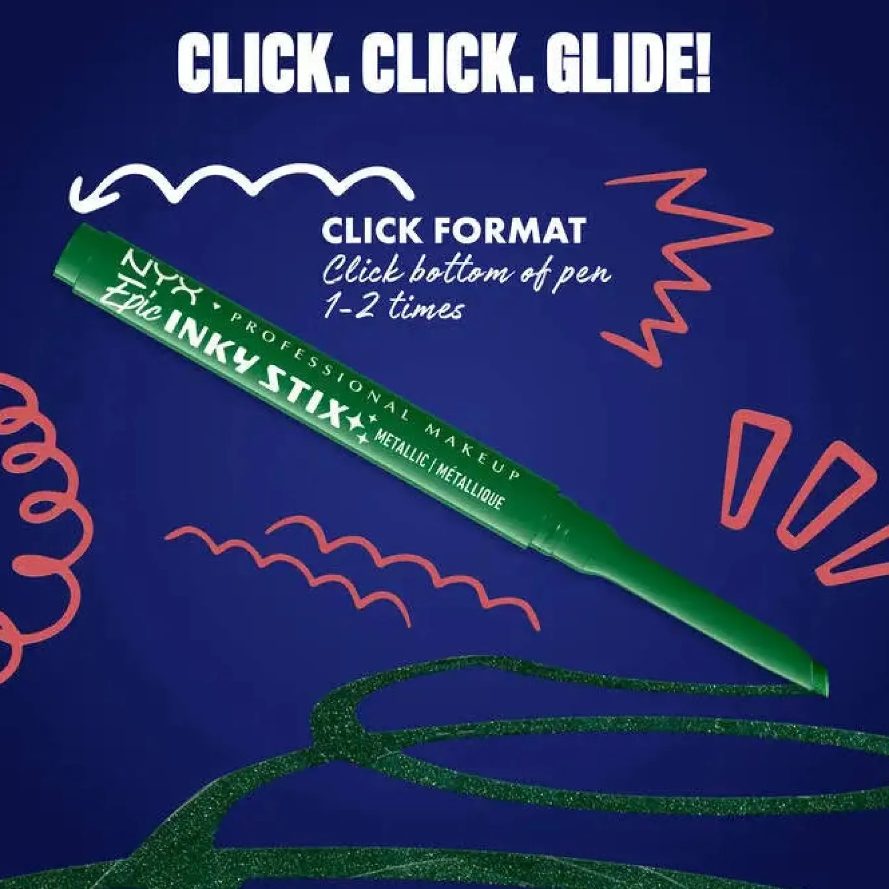 Epic Inky Stix Eyeliner Electric Emerald Vegan Eyeliner|Eyeliner